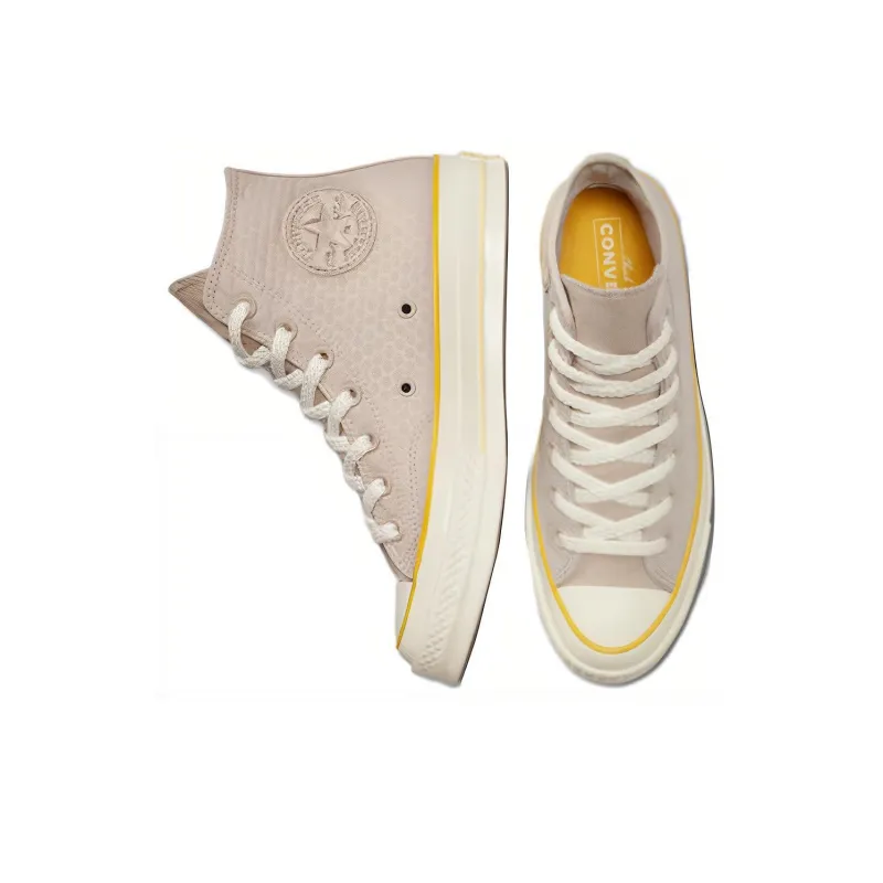 Converse Women's Chuck 70 Textured High 'Papyrus Amarillo' Women's-3
