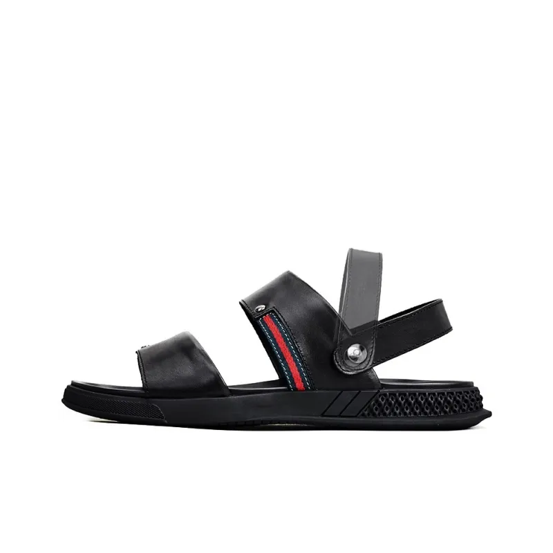 Voguhomme Beach Sandals Men's Black-0