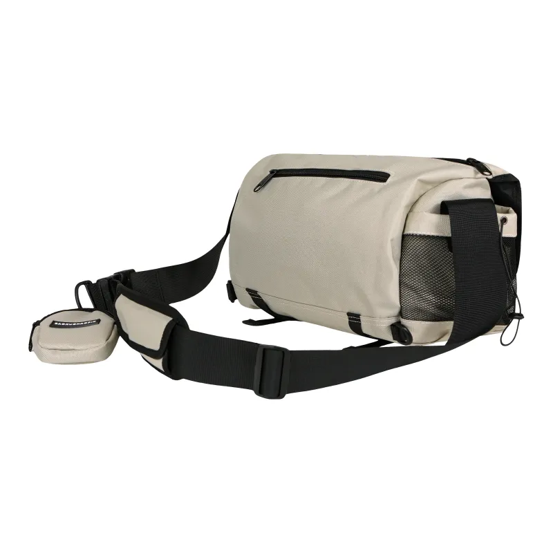KONADCT Nylon Commute Urban Techwear Crossbody Bag Large Size Unisex Khaki/White/Gray/Army Green-4