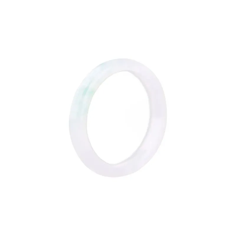 Clear Snow Glutinous Jade Jadeite Rings Unisex-0