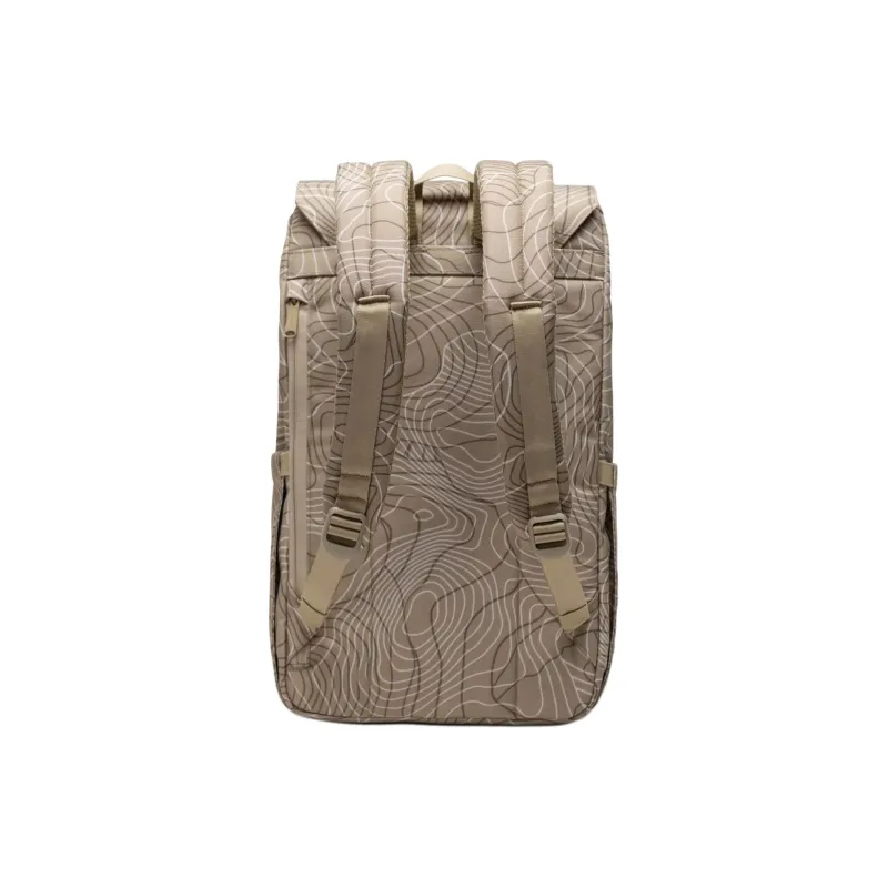 Herschel Recycled Polyester Backpack Unisex Plaid Brown-2