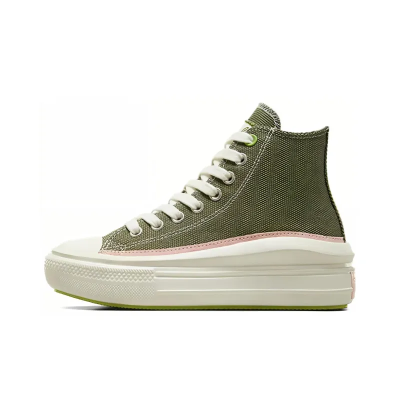 Converse Women's Chuck Taylor All Star Move High 'Mixed Material Utility' Women's-0