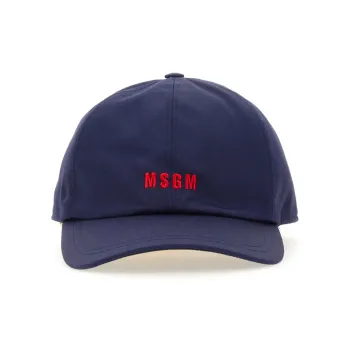 MSGM Logo Embroidered Baseball Cap