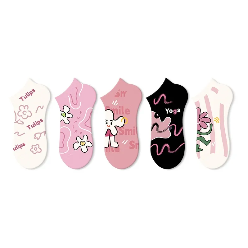 JKN Ankle Socks Unisex 5 Pack Gift Box Set Included-31