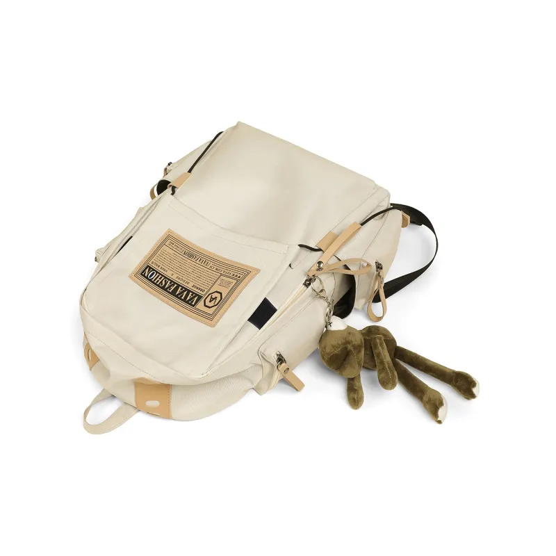 Kevin Cohen Oxford Backpack Regular Women's White-3