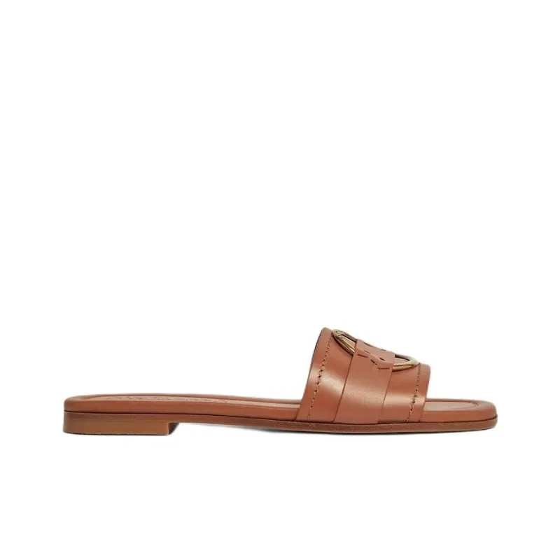 Moncler Bell Leather Slides-1