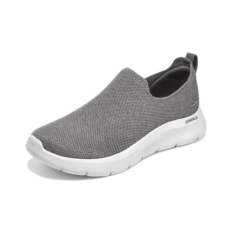 Skechers Cushioning Wear Resistant Low Top Casual Shoes Men's White Gray-1