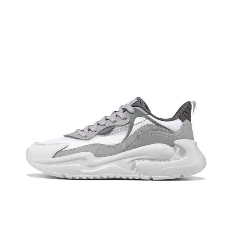 361° Cushioning, Breathable, Lightweight Low Top Casual Shoes Men's Invisible Gray-0