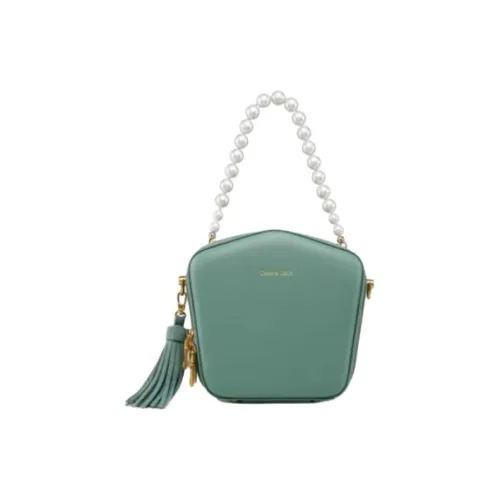 DEERE JACK Cow Leather Crossbody Bag, Shoulder Bag Medium Size Women's Celadon Green