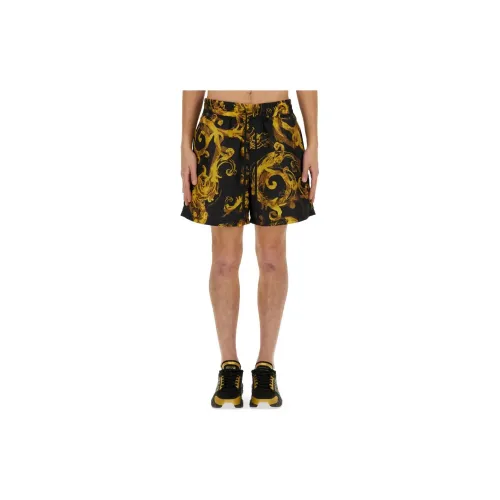 VERSACE JEANS COUTURE Casual Shorts Men Yellow