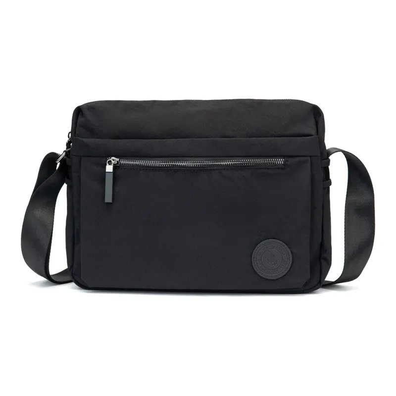 SANTA BARBARA POLO & RACQUET CLUB Fabric Water-Resistant Messenger Bag Men's-0