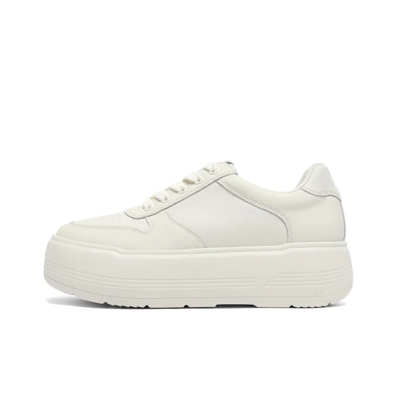Senda Skateboard Shoes Women's Low Top White-5
