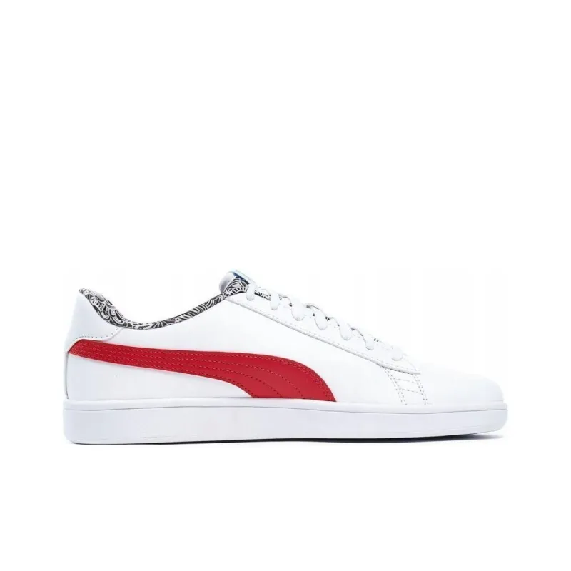 PUMA Smash V2 'Me Happy White Red'-1