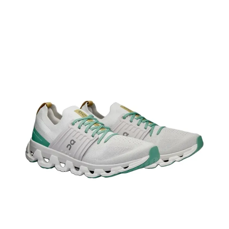On Running Cloudswift 3 White Green-2