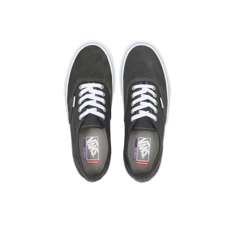 Authentic Skate Vans 'Dark Grey White'-2