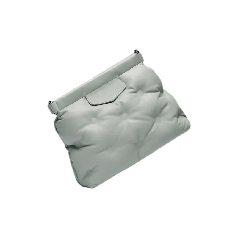Maison Margiela Glam Slam Full Grain Nappa Leather Handheld Shoulder Bag, Crossbody Bag Trumpets Women's Fennel Liqueur-3