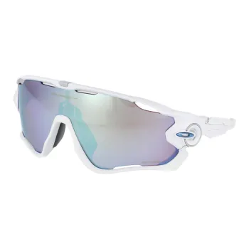 Oakley Irregular Shape Sunglasses Unisex White