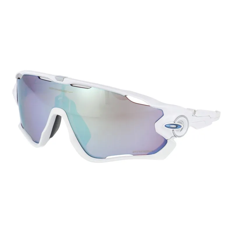 Oakley Irregular Shape Sunglasses Unisex White-0