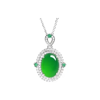 Gifts Chalcedony Jade Necklaces Unisex