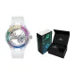 HBR986-Multicolor Case White Strap