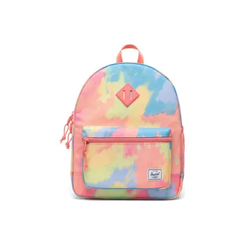 Herschel Recycled Fabric Backpack Unisex Orange Multicolor