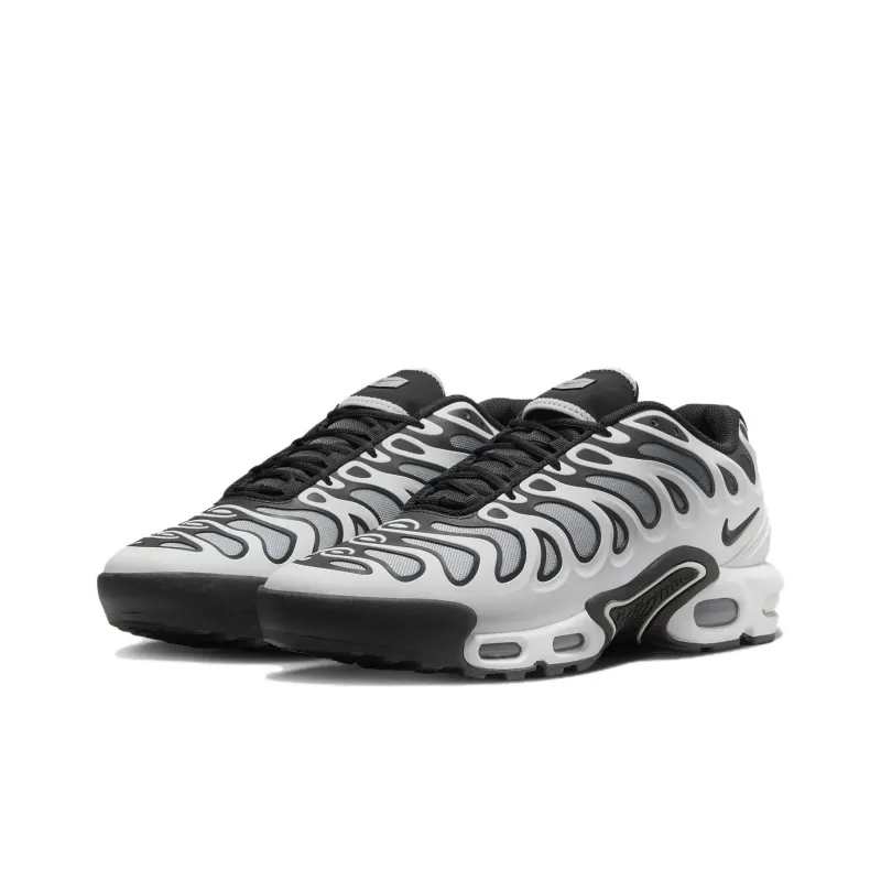 Nike Air Max Plus Drift White Black Metallic Silver-2