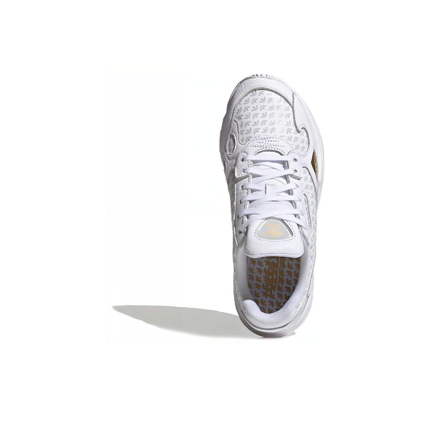 adidas originals gold metallic falcon sneakers