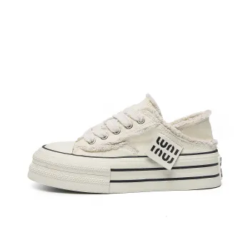 TUOPIN Abrasion Resistant Breathable Low Top Canvas Shoes Women's