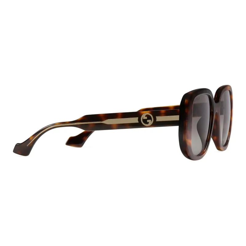 GUCCI Square Sunglasses Unisex Tortoiseshell-1