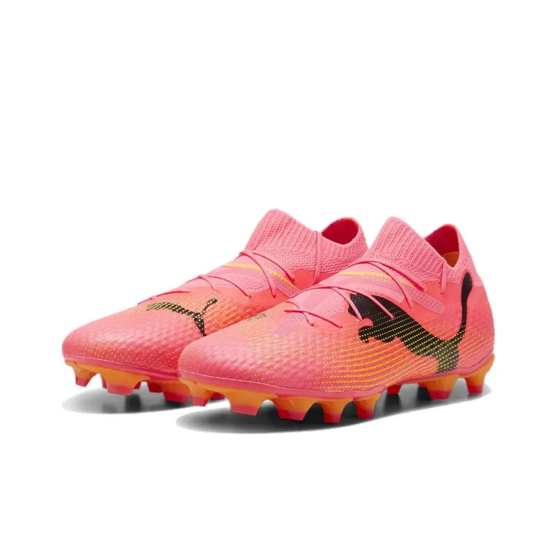 PUMA Future 7 Pro FG/AG Lace Up Soccer Sneakers 'Pink'-2