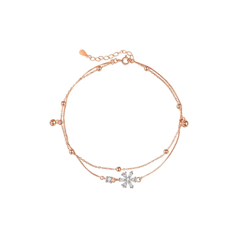 Bao Yi 925 Sterling Silver Anklets Women's-4