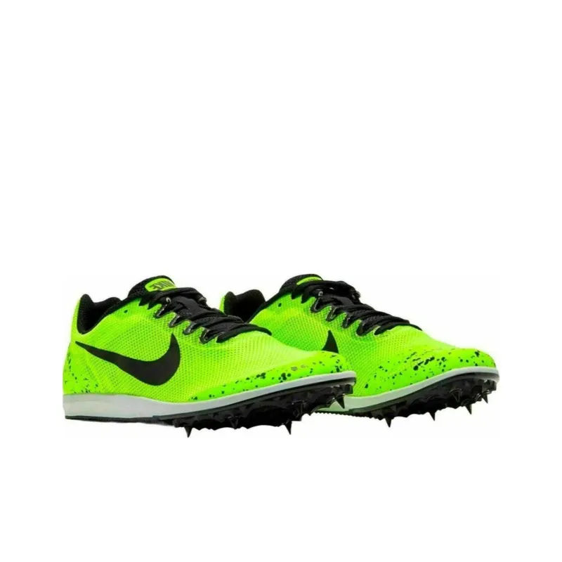 Nike Zoom Rival D 10 Cushioning Wear Resistant Low Top Running Shoes Unisex Black Green-3