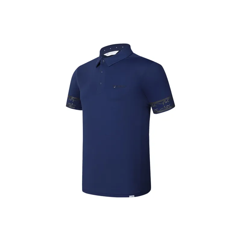 FILA Polo Shirts Men Deep Midnight Blue-1
