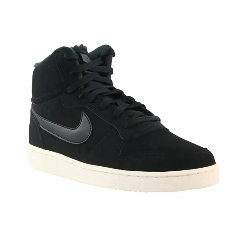 Nike EBERNON Mid SE Cushioning Mid Top Skateboard Shoes Women's Black-3