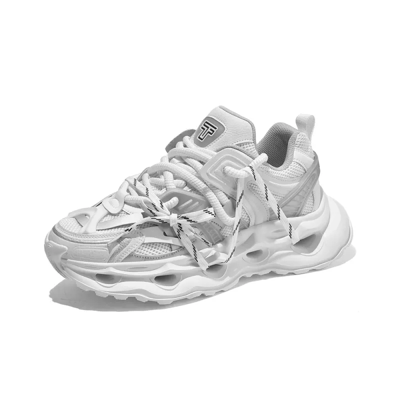 TCELLARS Cushioning Wear Resistant Lightweight Height Increasing Rebound Low Top Running Shoes Unisex Exclusive Box-2