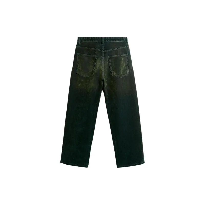 ZARA Jeans Men Green-1