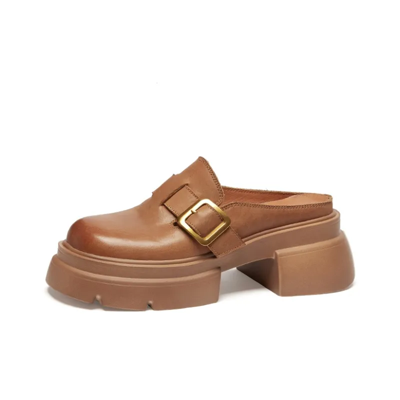 Echo&yolo Wrap toe Slippers 6.5cm Women's-5