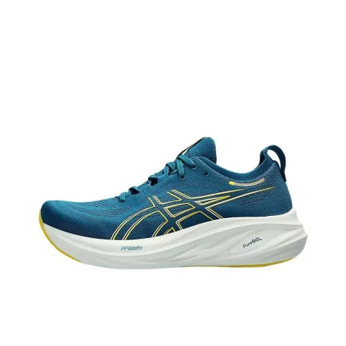 Asics Gel Nimbus 26 'Evening Teal Light Mustard'