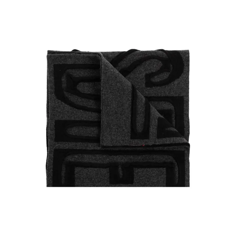 DIESEL Knit Scarves Women's Dark Gray-0