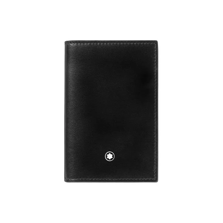 MONTBLANC Meisterstuck Cow Leather Card Holder Men's Black-0