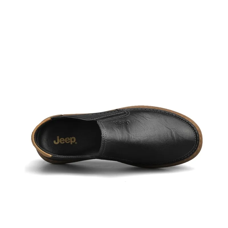 Jeep Men's Casual Shoes Men Low Top Black-3
