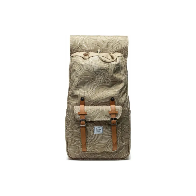 Herschel Recycled Fabric Backpack Unisex Twill Khaki-3