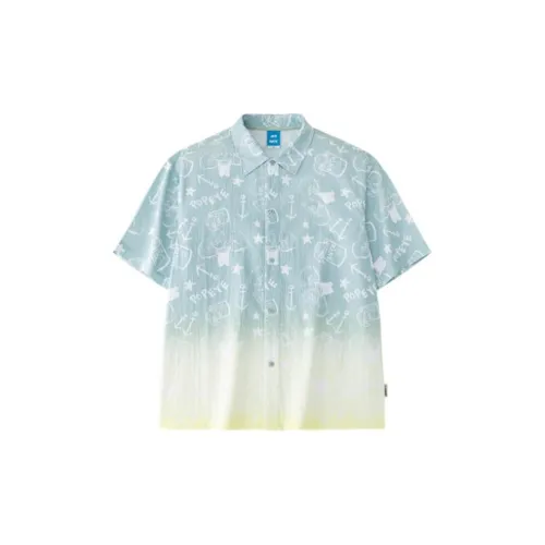 Popeye X ANTA Life Collection Shirts Men Crystal Luminous Blue