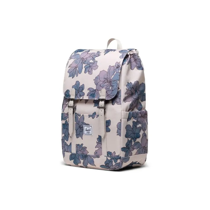 Herschel Recycled Fabric Backpack Small Size Unisex Moonlight Floral Waves-2
