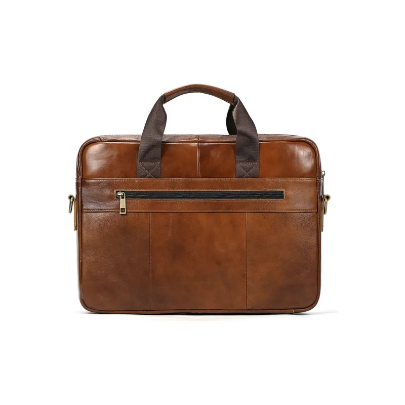 DOSRFINI Genuine Leather Cow Leather Briefcases Men's-19