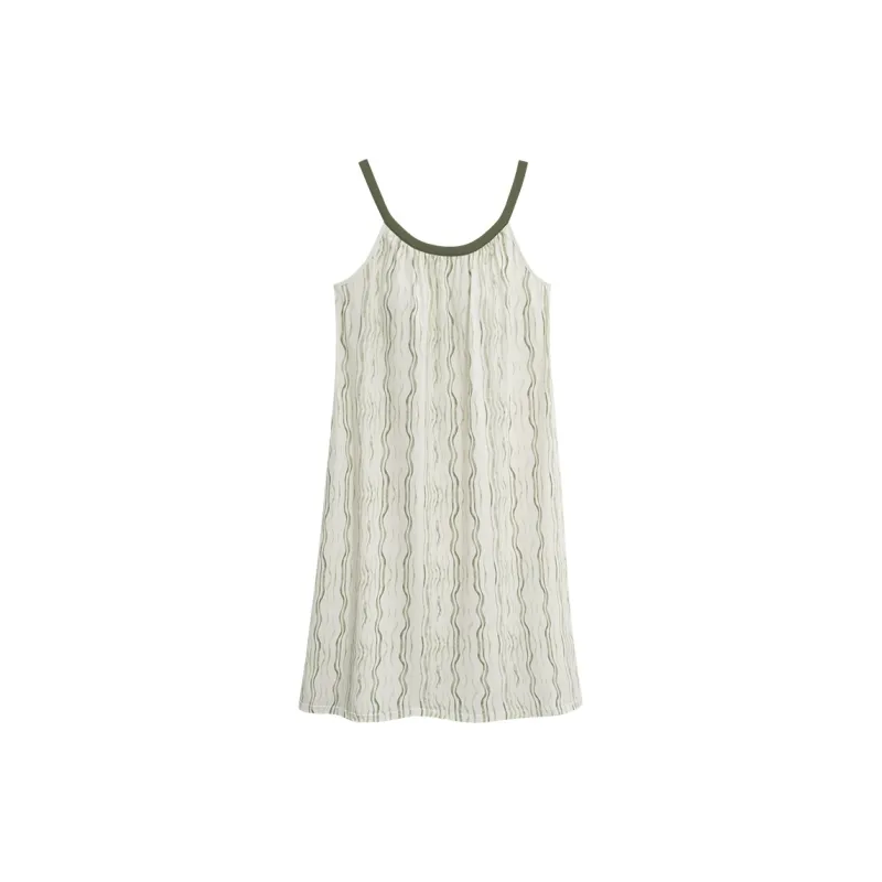 Sha Qian Nightgown Summer Women's Fruit Green-0