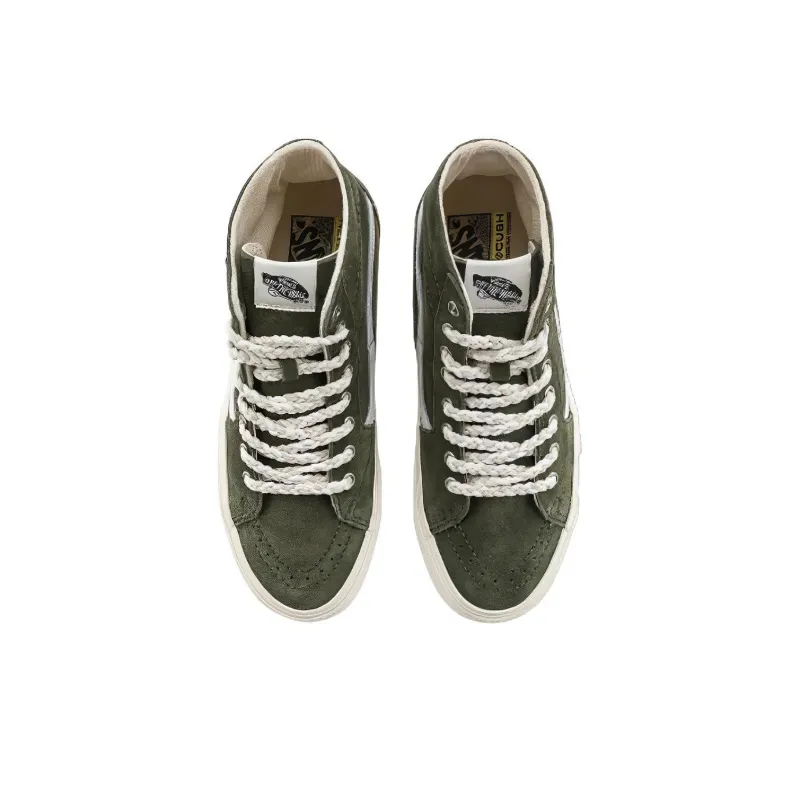 Vans Skate Sk8 Hi 'Green White'-3