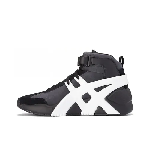 Onitsuka Tiger Big Logo Trainer Casual Shoes Unisex High-Top Black