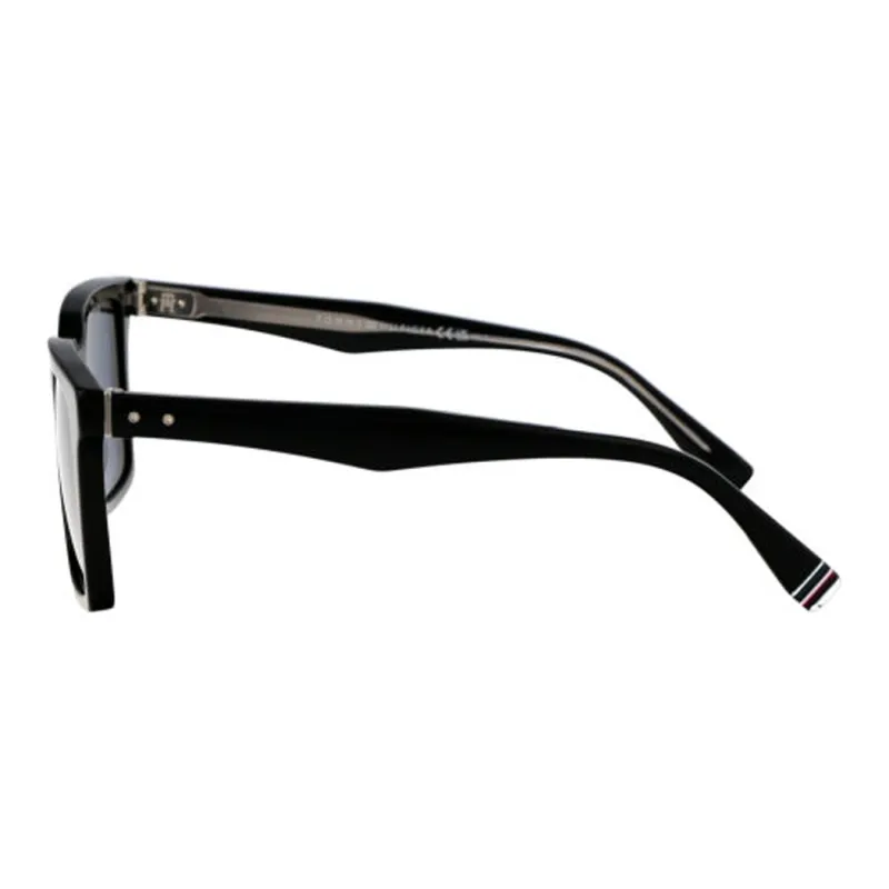 Tommy Hilfiger Rectangular Sunglasses Men's Black-2