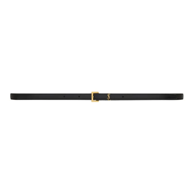 SAINT LAURENT Cassandre Extra Thin Belt-0